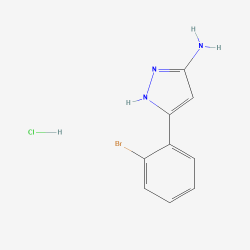 5-(2-bromophenyl)-1H-pyrazol-3-amine;hydrochloride (CAS: 1031793-63-1) - Related Chemical Product