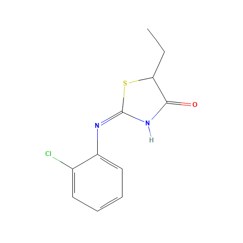 2-(2-chloroanilino)-5-ethyl-1,3-thiazol-4-one (CAS: 103795-43-3) - Related Chemical Product