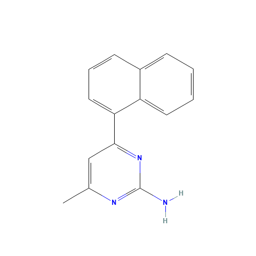 4-methyl-6-naphthalen-1-ylpyrimidin-2-amine (CAS: 92554-55-7) - Related Chemical Product
