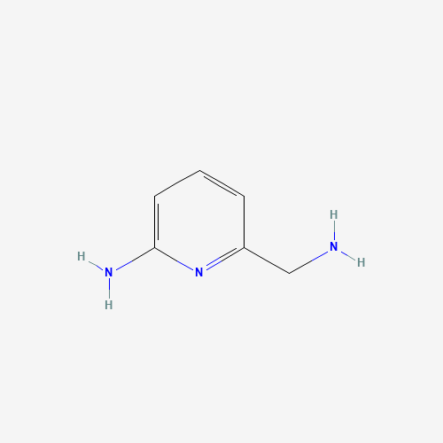 6-(aminomethyl)pyridin-2-amine (CAS: 167298-54-6) - Chemical Structure and Molecular Formula 