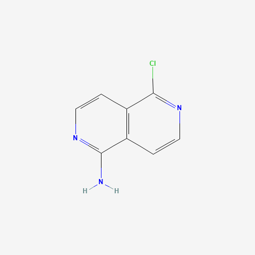 5-chloro-2,6-naphthyridin-1-amine (CAS: 1392428-85-1) - Chemical Structure and Molecular Formula 