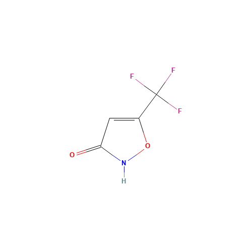 5-(trifluoromethyl)-1,2-oxazol-3-one (CAS: 388091-41-6) - Chemical Structure and Molecular Formula 