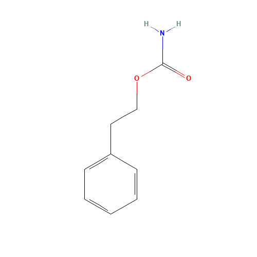 2-phenylethyl carbamate (CAS: 6326-19-8) - Chemical Structure and Molecular Formula 