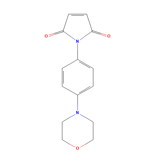 1-(4-morpholin-4-ylphenyl)pyrrole-2,5-dione (CAS: 216774-38-8) - Related Chemical Product