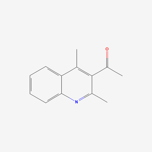 1-(2,4-dimethylquinolin-3-yl)ethanone (CAS: 14428-41-2) - Chemical Structure and Molecular Formula 