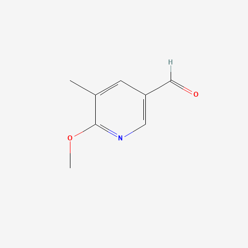 6-methoxy-5-methylpyridine-3-carbaldehyde (CAS: 123506-67-2) - Chemical Structure and Molecular Formula 