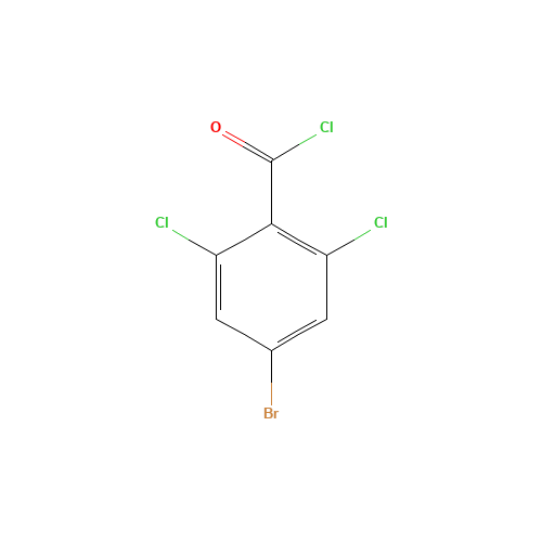 4-bromo-2,6-dichlorobenzoyl chloride (CAS: 232275-52-4) - Chemical Structure and Molecular Formula 