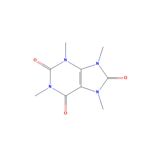1,3,7,9-tetramethylpurine-2,6,8-trione (CAS: 2309-49-1) - Related Chemical Product