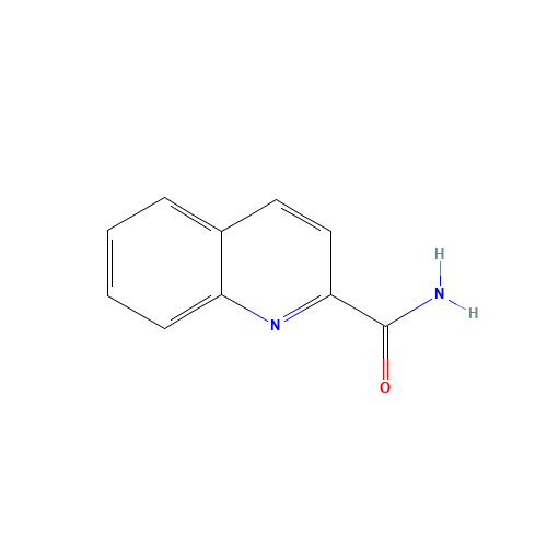 quinoline-2-carboxamide (CAS: 5382-42-3) - Chemical Structure and Molecular Formula 