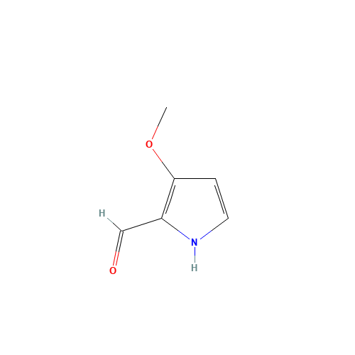 3-methoxy-1H-pyrrole-2-carbaldehyde (CAS: 54764-96-4) - Chemical Structure and Molecular Formula 