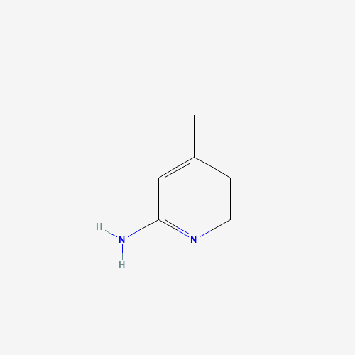 4-methyl-2,3-dihydropyridin-6-amine (CAS: 479668-33-2) - Chemical Structure and Molecular Formula 