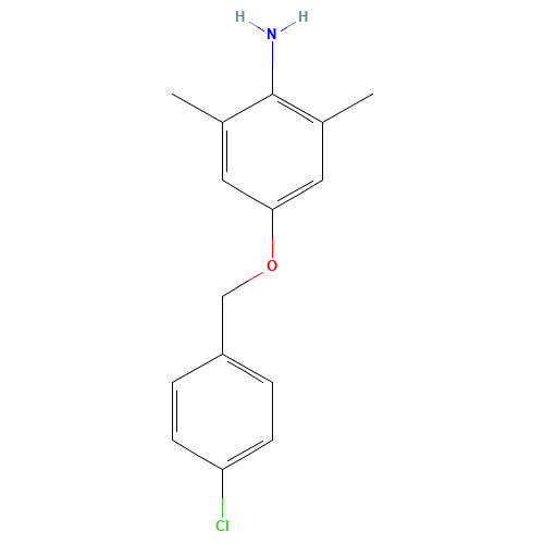4-[(4-chlorophenyl)methoxy]-2,6-dimethylaniline (CAS: 1202160-84-6) - Related Chemical Product