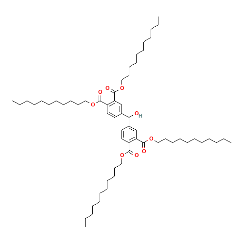diundecyl 4-[[3,4-bis(undecoxycarbonyl)phenyl]-hydroxymethyl]benzene-1,2-dicarboxylate (CAS: 106327-92-8) - Related Chemical Product