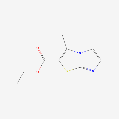 ethyl 3-methylimidazo[2,1-b][1,3]thiazole-2-carboxylate (CAS: 130182-29-5) - Chemical Structure and Molecular Formula 