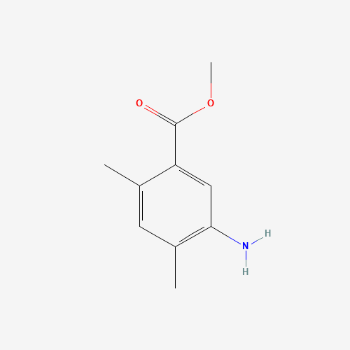 methyl 5-amino-2,4-dimethylbenzoate (CAS: 140112-97-6) - Chemical Structure and Molecular Formula 