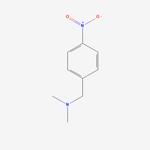 N,N-dimethyl-1-(4-nitrophenyl)methanamine (CAS: 15184-96-0) - Chemical Structure and Molecular Formula 