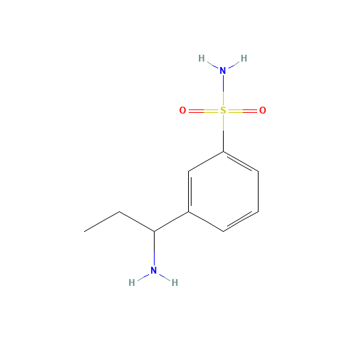 3-(1-aminopropyl)benzenesulfonamide (CAS: 889936-99-6) - Related Chemical Product