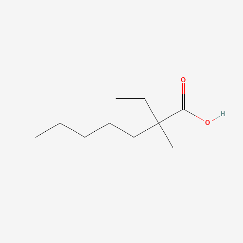 2-ethyl-2-methylheptanoic acid (CAS: 31080-38-3) - Chemical Structure and Molecular Formula 