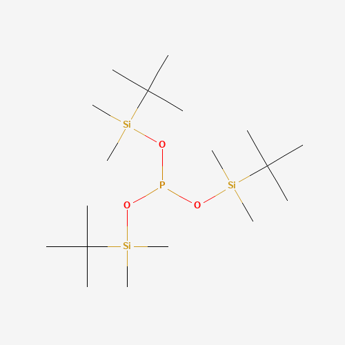 tris[tert-butyl(dimethyl)silyl] phosphite (CAS: 85197-27-9) - Chemical Structure and Molecular Formula 