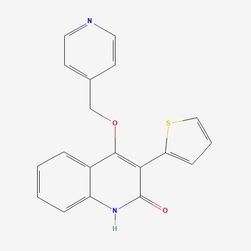 4-(pyridin-4-ylmethoxy)-3-thiophen-2-yl-1H-quinolin-2-one (CAS: 1263051-29-1) - Related Chemical Product