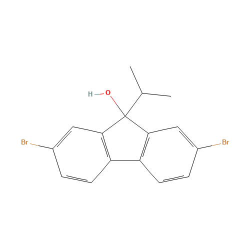 2,7-dibromo-9-propan-2-ylfluoren-9-ol (CAS: 1616114-09-0) - Related Chemical Product