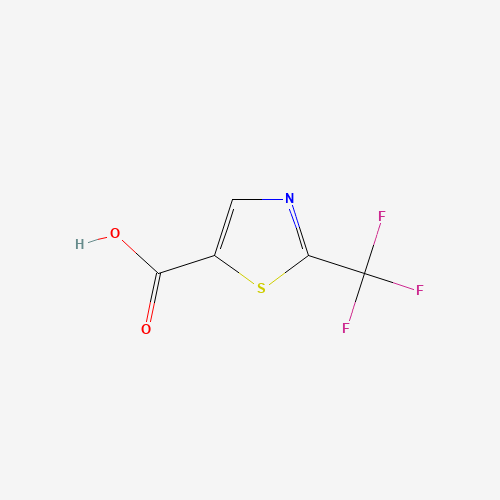 2-(trifluoromethyl)-1,3-thiazole-5-carboxylic acid (CAS: 1286734-84-6) - Chemical Structure and Molecular Formula 