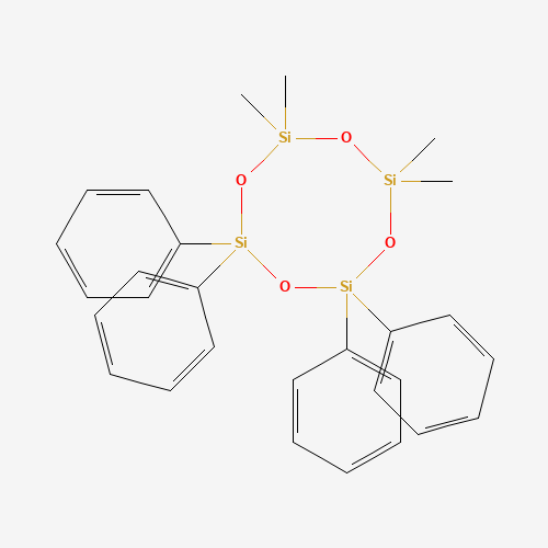 2,2,4,4-tetramethyl-6,6,8,8-tetraphenyl-1,3,5,7,2,4,6,8-tetraoxatetrasilocane (CAS: 1693-47-6) - Related Chemical Product
