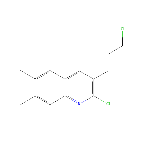 2-chloro-3-(3-chloropropyl)-6,7-dimethylquinoline (CAS: 948294-60-8) - Related Chemical Product