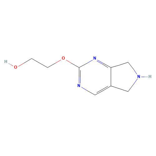 2-(6,7-dihydro-5H-pyrrolo[3,4-d]pyrimidin-2-yloxy)ethanol (CAS: 947305-11-5) - Related Chemical Product