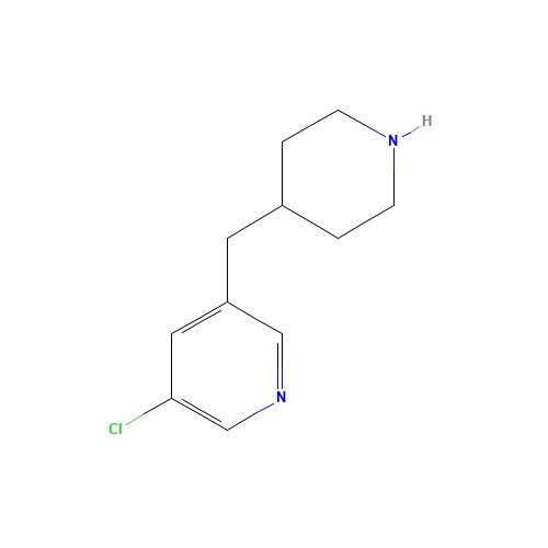 3-chloro-5-(piperidin-4-ylmethyl)pyridine (CAS: 1225218-76-7) - Related Chemical Product