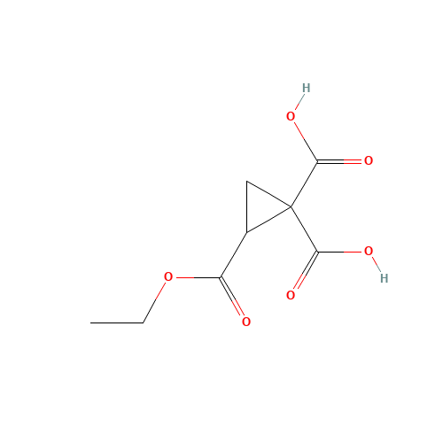 2-ethoxycarbonylcyclopropane-1,1-dicarboxylic acid (CAS: 1407833-17-3) - Related Chemical Product