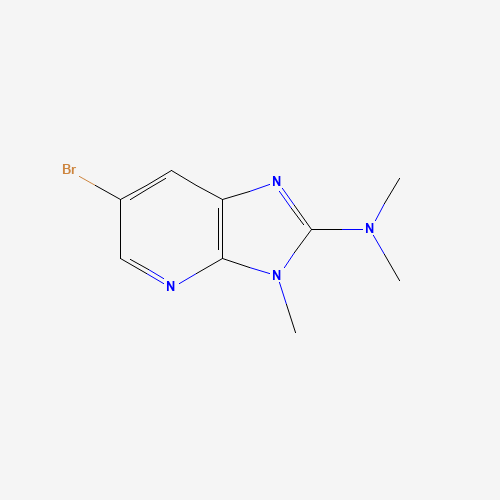 6-bromo-N,N,3-trimethylimidazo[4,5-b]pyridin-2-amine (CAS: 1257553-97-1) - Chemical Structure and Molecular Formula 