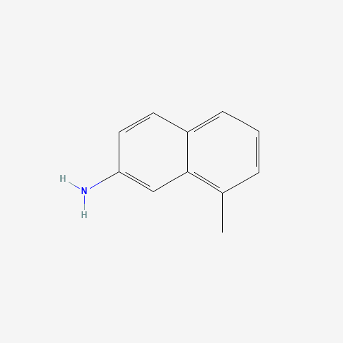 8-methylnaphthalen-2-amine (CAS: 116530-26-8) - Chemical Structure and Molecular Formula 