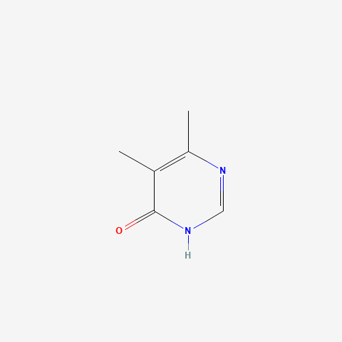 5,6-dimethyl-1H-pyrimidin-4-one (CAS: 34916-78-4) - Chemical Structure and Molecular Formula 