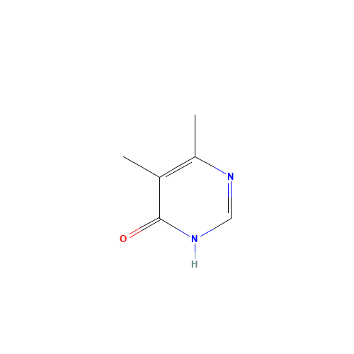 5,6-dimethyl-1H-pyrimidin-4-one (CAS: 34916-78-4) - Chemical Structure and Molecular Formula 