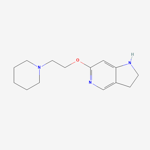 6-(2-piperidin-1-ylethoxy)-2,3-dihydro-1H-pyrrolo[3,2-c]pyridine (CAS: 399580-40-6) - Related Chemical Product