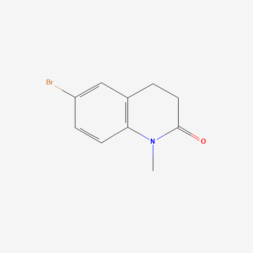 6-bromo-1-methyl-3,4-dihydroquinolin-2-one (CAS: 1092523-03-9) - Chemical Structure and Molecular Formula 