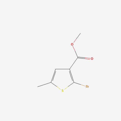 methyl 2-bromo-5-methylthiophene-3-carboxylate (CAS: 944709-72-2) - Chemical Structure and Molecular Formula 