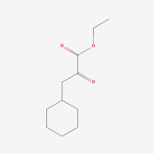 ethyl 3-cyclohexyl-2-oxopropanoate (CAS: 51692-88-7) - Chemical Structure and Molecular Formula 