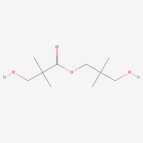 (3-hydroxy-2,2-dimethylpropyl) 3-hydroxy-2,2-dimethylpropanoate (CAS: 1115-20-4) - Chemical Structure and Molecular Formula 