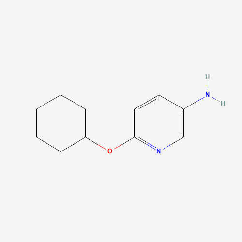 6-cyclohexyloxypyridin-3-amine (CAS: 224187-22-8) - Chemical Structure and Molecular Formula 