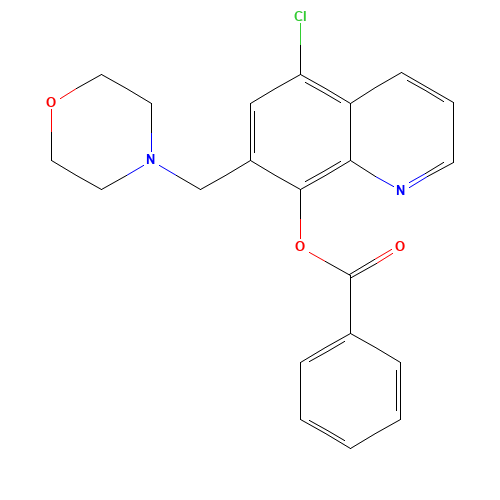 [5-chloro-7-(morpholin-4-ylmethyl)quinolin-8-yl] benzoate (CAS: 457650-74-7) - Related Chemical Product