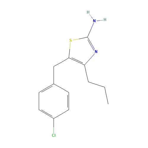 5-[(4-chlorophenyl)methyl]-4-propyl-1,3-thiazol-2-amine (CAS: 1200399-17-2) - Related Chemical Product
