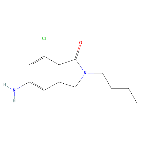 5-amino-2-butyl-7-chloro-3H-isoindol-1-one (CAS: 1356066-66-4) - Related Chemical Product