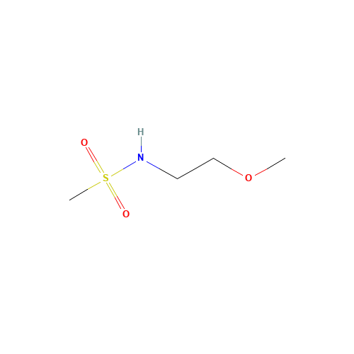 N-(2-methoxyethyl)methanesulfonamide (CAS: 93501-85-0) - Chemical Structure and Molecular Formula 