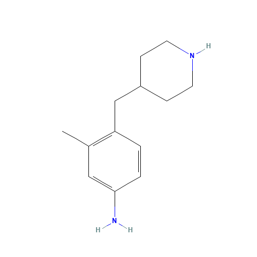 3-methyl-4-(piperidin-4-ylmethyl)aniline (CAS: 1160623-69-7) - Related Chemical Product