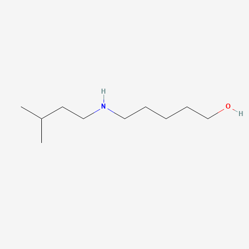 5-(3-methylbutylamino)pentan-1-ol (CAS: 6947-13-3) - Chemical Structure and Molecular Formula 