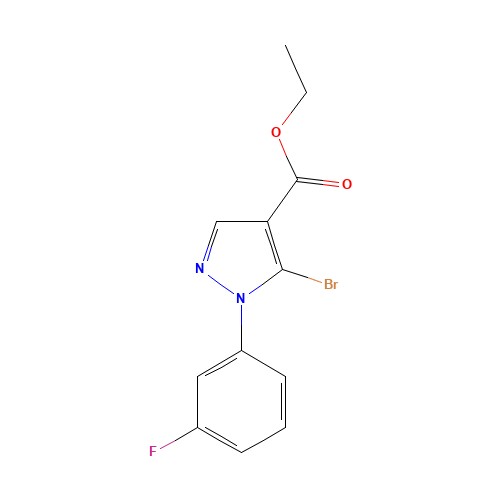 ethyl 5-bromo-1-(3-fluorophenyl)pyrazole-4-carboxylate (CAS: 1245227-17-1) - Related Chemical Product