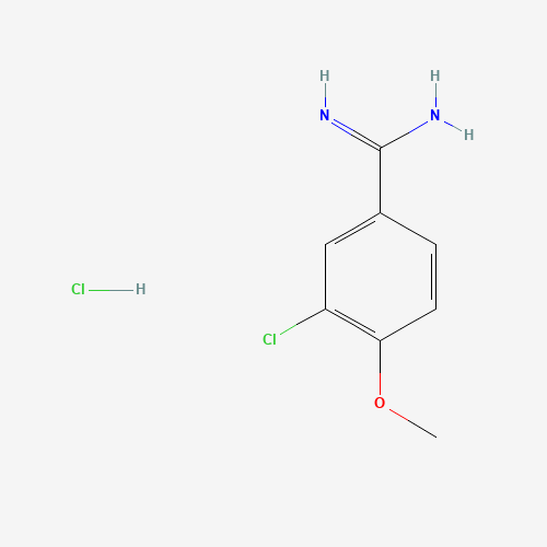 3-chloro-4-methoxybenzenecarboximidamide;hydrochloride (CAS: 126007-98-5) - Related Chemical Product
