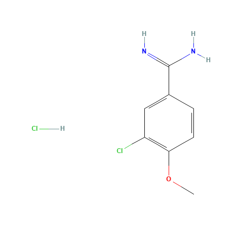 3-chloro-4-methoxybenzenecarboximidamide;hydrochloride (CAS: 126007-98-5) - Related Chemical Product